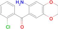 (7-Amino-2,3-dihydro-benzo[1,4]dioxin-6-yl)-(2-chloro-phenyl)-methanone