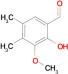 2-Hydroxy-3-methoxy-4,5-dimethyl-benzaldehyde