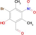 3-Bromo-2-hydroxy-4,6-dimethyl-5-nitro-benzaldehyde