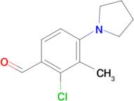 2-Chloro-3-methyl-4-pyrrolidin-1-yl-benzaldehyde