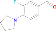 3-Fluoro-4-pyrrolidin-1-yl-benzaldehyde