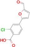 2-Chloro-4-(5-formyl-furan-2-yl)-benzoic acid