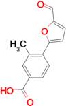 4-(5-Formyl-furan-2-yl)-3-methyl-benzoic acid