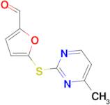 5-(4-Methyl-pyrimidin-2-ylsulfanyl)-furan-2-carbaldehyde