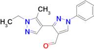 1'-Ethyl-5'-methyl-1-phenyl-1 H ,1' H -[3,4']bipyrazolyl-4-carbaldehyde