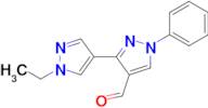 1'-Ethyl-1-phenyl-1 H ,1' H -[3,4']bipyrazolyl-4-carbaldehyde