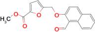 5-(1-Formyl-naphthalen-2-yloxymethyl)-furan-2-carboxylic acid methyl ester