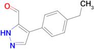 4-(4-Ethyl-phenyl)-1 H -pyrazole-3-carbaldehyde