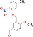 4-Methoxy-3-(5-methyl-2-nitro-phenoxymethyl)-benzaldehyde