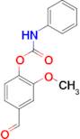 Phenyl-carbamic acid 4-formyl-2-methoxy-phenyl ester