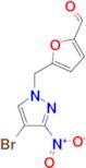 5-(4-Bromo-3-nitro-pyrazol-1-ylmethyl)-furan-2-carbaldehyde