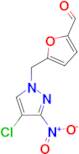 5-(4-Chloro-3-nitro-pyrazol-1-ylmethyl)-furan-2-carbaldehyde