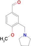 4-Methoxy-3-pyrrolidin-1-ylmethyl-benzaldehyde