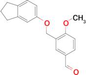 3-(Indan-5-yloxymethyl)-4-methoxy-benzaldehyde