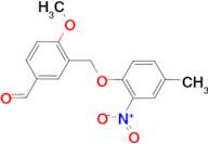 4-Methoxy-3-(4-methyl-2-nitro-phenoxymethyl)-benzaldehyde