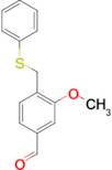 3-Methoxy-4-phenylsulfanylmethyl-benzaldehyde