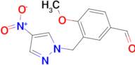 4-Methoxy-3-(4-nitro-pyrazol-1-ylmethyl)-benzaldehyde