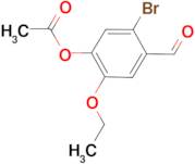 Acetic acid 5-bromo-2-ethoxy-4-formyl-phenyl ester