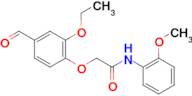 2-(2-Ethoxy-4-formylphenoxy)-N-(2-methoxyphenyl)acetamide