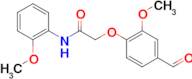 2-(4-Formyl-2-methoxy-phenoxy)- N -(2-methoxy-phenyl)-acetamide