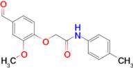 2-(4-Formyl-2-methoxyphenoxy)-N-(p-tolyl)acetamide