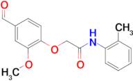 2-(4-Formyl-2-methoxy-phenoxy)- N - o -tolyl-acetamide