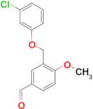 3-(3-Chloro-phenoxymethyl)-4-methoxy-benzaldehyde