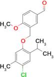 3-(4-Chloro-2-isopropyl-5-methyl-phenoxymethyl)-4-methoxy-benzaldehyde