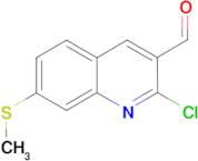 2-Chloro-7-methylsulfanyl-quinoline-3-carbaldehyde