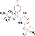 3-(4-Bromo-phenyl)-2- tert -butoxycarbonylamino-3-( tert -butyl-dimethyl-silanyloxy)-propionic acid