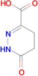 6-Oxo-1,4,5,6-tetrahydro-pyridazine-3-carboxylic acid