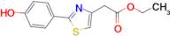 [2-(4-Hydroxy-phenyl)-thiazol-4-yl]-acetic acid ethyl ester