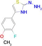 [4-(3-Fluoro-4-methoxy-phenyl)-thiazol-2-yl]-hydrazine