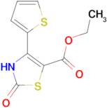 2-Oxo-4-thiophen-2-yl-2,3-dihydro-thiazole-5-carboxylic acid ethyl ester