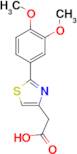 [2-(3,4-Dimethoxy-phenyl)-thiazol-4-yl]-acetic acid