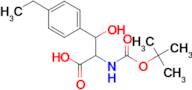 2- tert -Butoxycarbonylamino-3-(4-ethyl-phenyl)-3-hydroxy-propionic acid