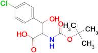 2- tert -Butoxycarbonylamino-3-(4-chloro-phenyl)-3-hydroxy-propionic acid