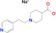 Sodium 1-[2-(pyridin-4-yl)ethyl]piperidine-4-carboxylate