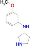 (3-Methoxy-phenyl)-pyrrolidin-3-yl-amine