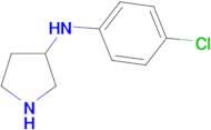 (4-Chloro-phenyl)-pyrrolidin-3-yl-amine