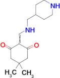 5,5-Dimethyl-2-{[(piperidin-4-ylmethyl)-amino]-methylene}-cyclohexane-1,3-dione