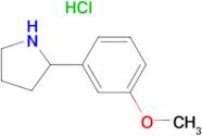 2-(3-Methoxy-phenyl)-pyrrolidine hydrochloride