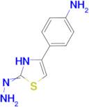 4-(2-Hydrazino-thiazol-4-yl)-phenylamine