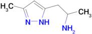 1-Methyl-2-(5-methyl-1H-pyrazol-3-yl)-ethylamine