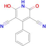 6-Hydroxy-2-oxo-4-phenyl-1,2-dihydro-pyridine-3,5-dicarbonitrile