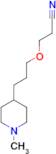 3-[3-(1-Methylpiperidin-4-yl)propoxy]propionitrile