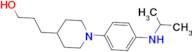 3-[1-(4-Isopropylamino-phenyl)-piperidin-4-yl]-propan-1-ol