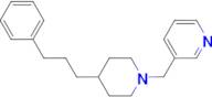 3-{[4-(3-Phenylpropyl)piperidin-1-yl]methyl}pyridine