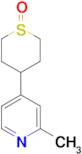 4-(2-Methylpyridin-4-yl)tetrahydro-2H-thiopyran 1-oxide