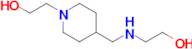 2-(4-{[(2-Hydroxyethyl)amino)methyl]piperidin-1-yl}ethanol